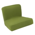 thumbnail image 3 of DOLITY Housse de Chaise de Salle à Manger Extensible Dossier Bas Tabouret de Bar Vert, 3 of 7