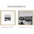 thumbnail image 4 of Haus and Hues Solid Oak Wood 10”x10”Picture Frames Matted to 5”x5” Set of 4 - 10x10 Photo Frame Set, Modern 10x10 Picture Frames with Mat, Square Photo Gallery Wall Frame Set (Beige Oak Frames), 4 of 5