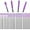 Black, Purple, variant on BlinkLLX 20 Pcs Nook and Cranny Sewing Machine Cleaning Brushes for Quilting Supplies Reusable Silicone Dense Bristles Cleaning Brushes for Sewing Machine Internal and Spool Area(Black, Bright Pink)