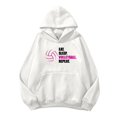 thumbnail image 4 of RATTOYY Women'S Hooded Sweatshirts Long Sleeve Volleyball Print Tunic Women Comfy Versatile Outwear, 4 of 4