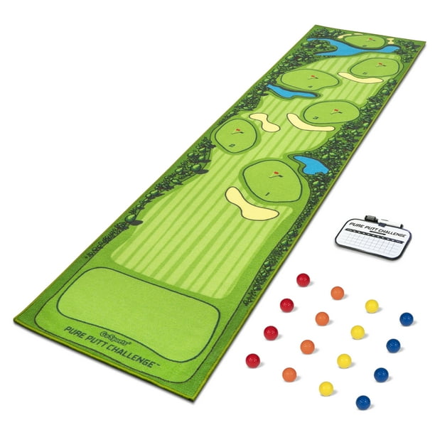 GoSports Pure Putt Challenge Mini Golf Course Putting Game Huge 10ft