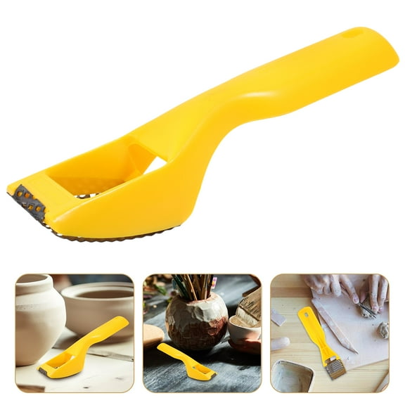 Multifunctional Pottery Shaper Tool with Precision Blades for Clay Sculpture Artists in Yellow