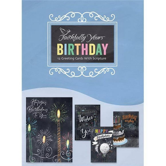 Faithfully Yours 166954 Birthday Card-Boxed - Treats - Box of 12