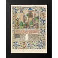thumbnail image 2 of Master of the Jarden de Vertueuse Consolation 15x18 Black Modern Framed Museum Art Print Titled - Alexander Fights in the Town of the Sudracae, 2 of 5