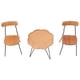 thumbnail image 2 of 1:12 Dollhouse Outdoor Table Chair Miniature Wooden Furniture Model Dollhouse Decoration Accessories, 2 of 5