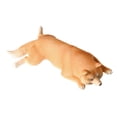 thumbnail image 1 of Escultura de perro realista, estatua de perro, regalos, figuritas decorativas de recuerdo, juguete en miniatura, modelo de Gog durmiente para niños Amarillo, 1 of 8