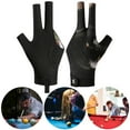 thumbnail image 5 of BLEEUS Left Hand Billiard Glove 3 Finger Snooker Cue Sport Glove Billiard Pool Glove(b) Sporting Supplies (B), 5 of 10