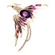 thumbnail image 2 of Broche Hugo para mujer Estilo chino Púrpura Violeta, 2 of 7