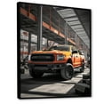 thumbnail image 2 of Designart "Chronicles of Construction The Pickup Truck I" Pickup Truck Floater Framed Wall Art Print, 2 of 7