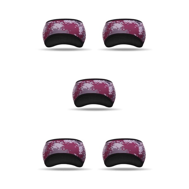 Sonducket Diadema Invierno Cómodo Vellón Ajustable Esquí Orejera A prueba de viento Calentador de oídos Cintas para el cabello Camuflaje rojo al aire Type2 NO2 Sonducket CBP379948