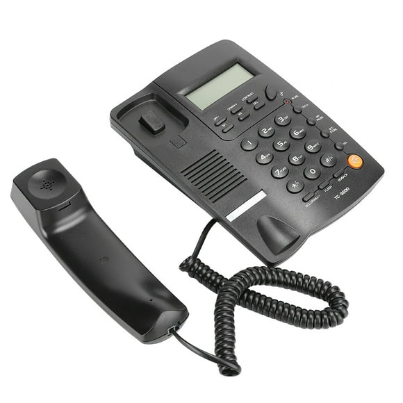 Teléfono, TC-9200 ABS Black Hands Teléfono de oficina Teléfono fijo Innovación moderna