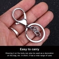 thumbnail image 4 of Enqiretly Key Chain Ring Metal Door Keychain Holder Hanging Buckle Travel School Work Backpack Handbag Bag Keyring Woman Man, 4 of 6