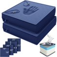 thumbnail image 1 of Cojines para silla de exterior YENING 51x51 cm impermeables azul marino, 1 of 7