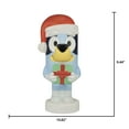 thumbnail image 5 of Christmas LED Blow Mold Outdoor Décor Bluey with Gift Bluey 10.82 in x 9.44 in x 24.01 in 2.55 lb, 5 of 5