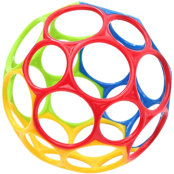 Baby Toy Oball Grab Ball Classic - Flexible And Easy To Grip Design, For Children Of All Ages, Colorful (Multicolored)