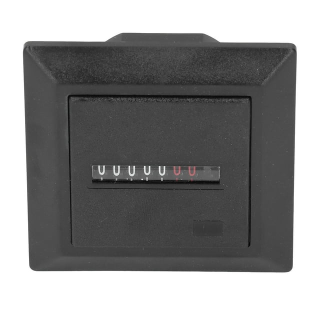 Generator Timer, Multipurpose Auto Data Storage 0-99999.99H Range Mechanical Hour Gauge AC380V 50HZ for Air Compressors Engines