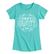 Wicked - Defy Gravity - Girls Toddler and Youth Fitted Short Sleeve Graphic Tee