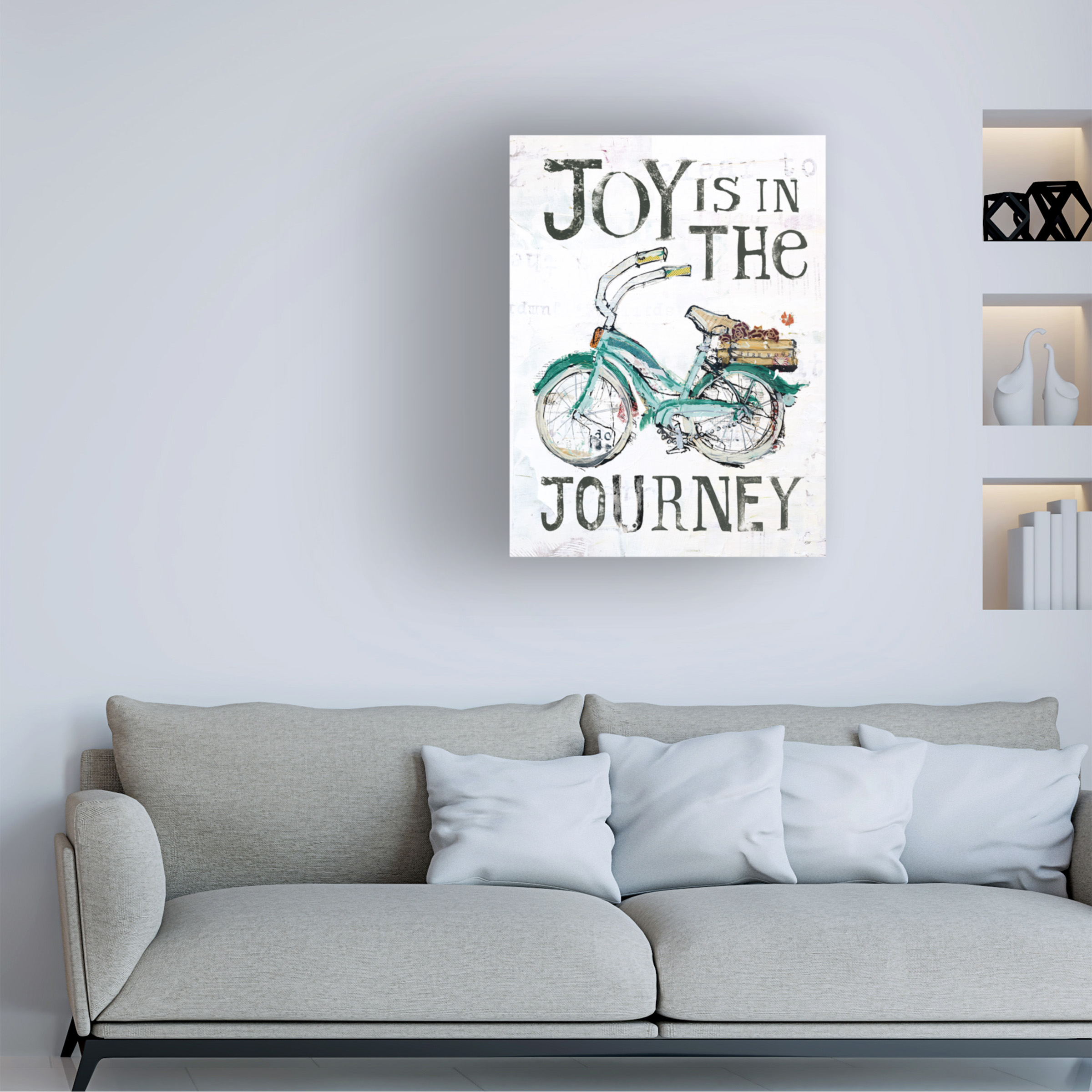 Kellie Day 'Joy is in the Journey' Canvas Art