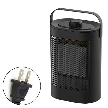 

For Indoor Desk Plug In Fan Heater Noise Reduction Home Office Wide Angle 3 Gear