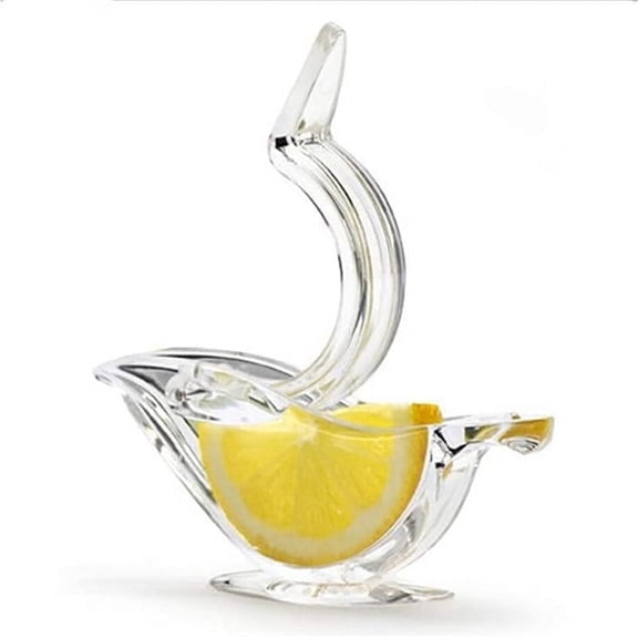 Lemon Juicer, Lemon Slice Squeezer for Squeezing Lemon Juice, Acrylic Lemon and Orange Citrus Manual Juicer, Portable Transparent Fruit Juicer, Lemon Squeezer, Home Kitchen