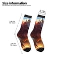 thumbnail image 2 of Honeii Ferocious Dragon Fury Print Children's Colorful Socks,Unisex Kids and Toddlers' Cushioned Sock,Kids Athletic Crew Socks,for Everyday Wear and Sports, 2 of 5