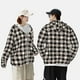 thumbnail image 4 of Fotbe Black Plaid Heart Chaqueta con Protección Solar UPF 50+ para Hombre y Mujer, Camisa con Capucha y Bolsillos-Large, 4 of 7