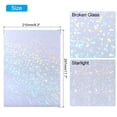 thumbnail image 2 of Uxcell 20Sheets A4 Self-adhesive Holographic Sticker Paper Set, 2Styles, 2 of 6