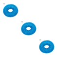 thumbnail image 4 of Methold Pet Chew Toy Training Squeak Ring Ball TPR Molar Sound Interactivo Juego Juguete, Azul 1, L azul eléctrico L 3piezas Methold CBP169249, 4 of 6
