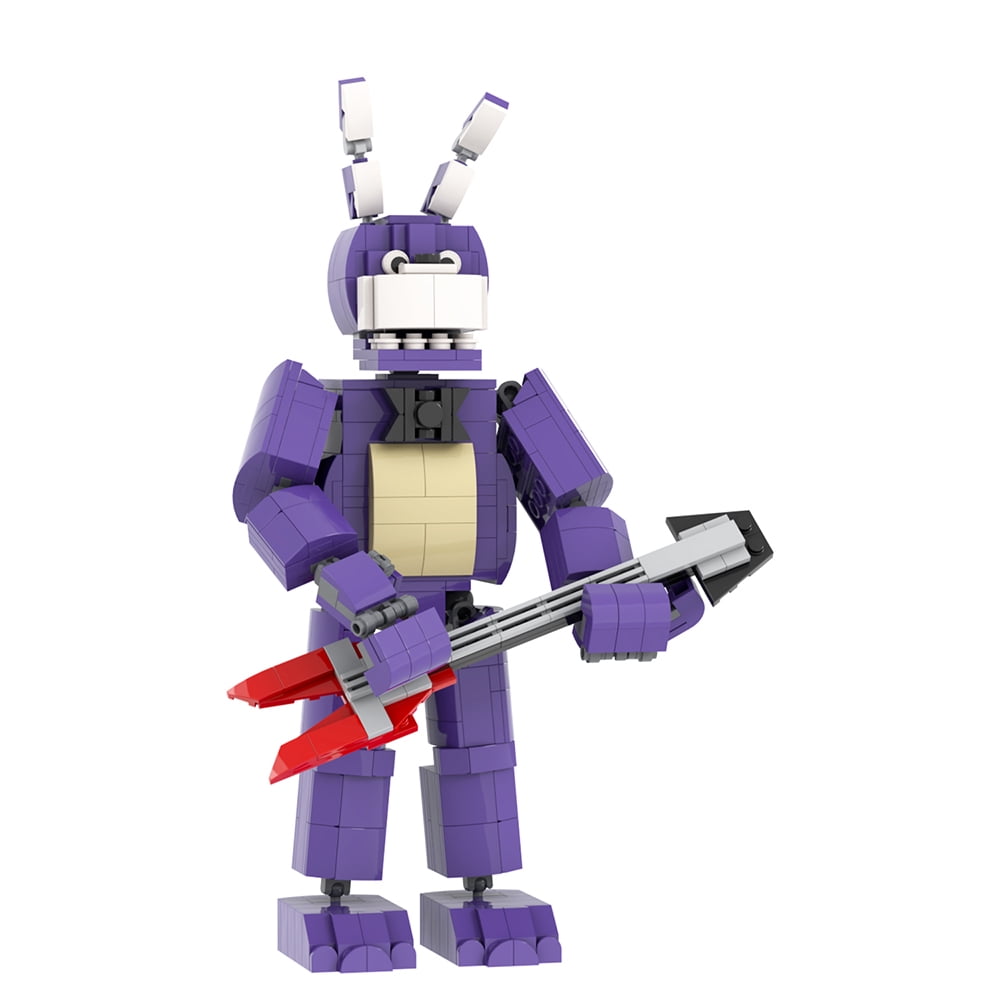 MOOXI Five Nights Bonnie Action Figures Building Blocks Toys,FNAF Classic Horror Game Building Set,Halloween Birthday Gifts for Boys and Girls(498pcs)