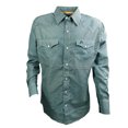 thumbnail image 1 of CAMISA CHH035 ICY DENVER ESTILO VAQUERO COLOR VERDE CON ESTAMPADO BLANCO Y CAFÉ ICY DENVER CHH035 VAQUERO POLIÉSTER, 1 of 2