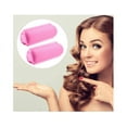 thumbnail image 5 of Topboutique 36 Pieces Foam Sponge Hair Rollers Flexible Sleeping Curlers Soft Hairdressing Curlers, 20 mm Mini Foam Hair Styling Curlers for Adults and Kids (Pink), 5 of 8