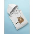 thumbnail image 3 of Gorgeous Abyssinian Cat Face Hoodie Women -Image by Shutterstock, Female Large, 3 of 4