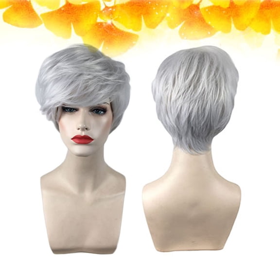 Phenofice Plated Short Curly Wig Hair Accessory for Parties, Celebrations, and Special Events