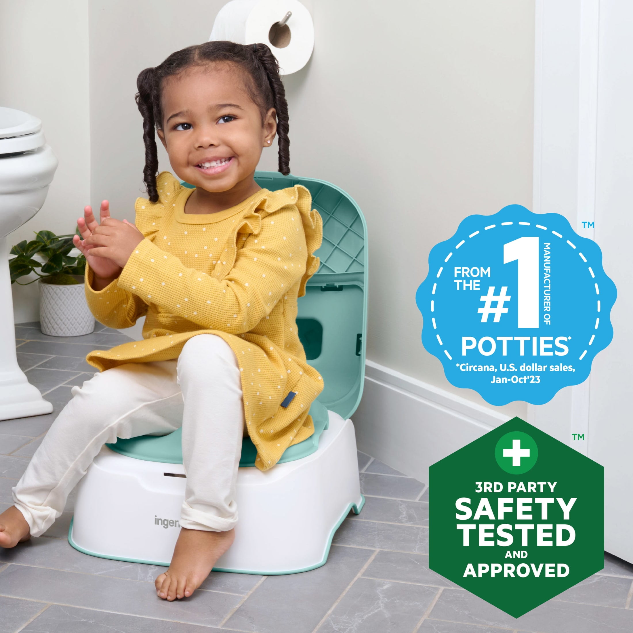 Ingenuity Prepare to Potty 3-in-1 System - for toddlers ages 18 months+