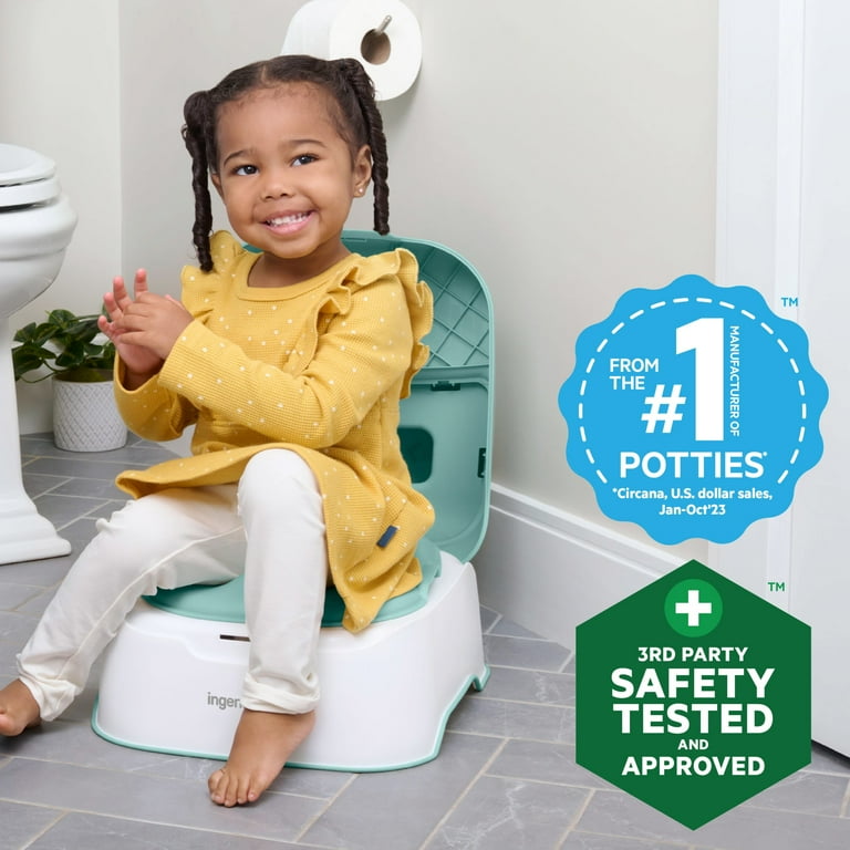 Ingenuity Potty Training 3-in-1 System with Potty Seat, Topper