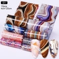 thumbnail image 3 of WREESH 1 Second Nail Art Sticker 10pcs/set Galaxy Nail Sky Paper 20*4cm Nail Sticker, 3 of 4