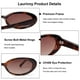 thumbnail image 4 of Gafas de sol Laurinny Retro Ovaladas para mujer Tortoise Shell, 4 of 7