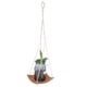 thumbnail image 4 of Colgadores De Plantas De Cuero, Base Cuadrada De Cuerda De Algodón Estante De Colgadores De Plantas, Colgador De Macetas Estante Para Macetas Decorativas Para Interiores, 4 of 8