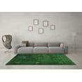 thumbnail image 3 of Ahgly Company Indoor Rectangle Abstract Emerald Green Contemporary Area Rugs, 5' x 8', 3 of 4