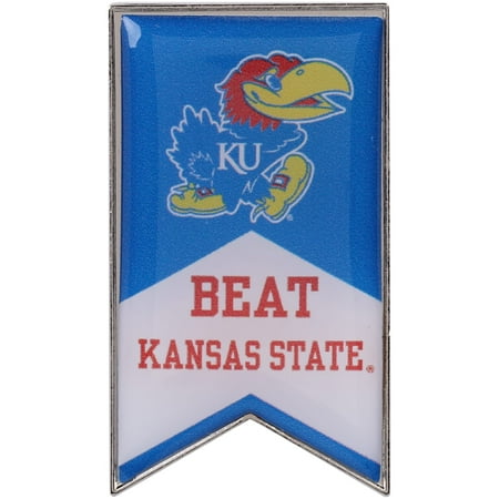 Kansas Jayhawks Beat Kansas State Rivalry Banner Pin