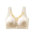 thumbnail image 2 of Gamivast Front Closure Bras for Women Lace Comfortable Supportive Wireless Bras Seamless Soft Adjustable Strap Everyday Full Coverage Bralette, 2 of 5