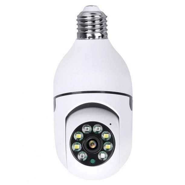 Bulb Camera, WiFi 360 Panoramic 1080P Security Camera with 2.4GHz&5GHz Dual WiFi 360 Degree Panoramic Viewing Wireless Home Surveillance Camera with Night Vision 2-Way Audio Motion Detection