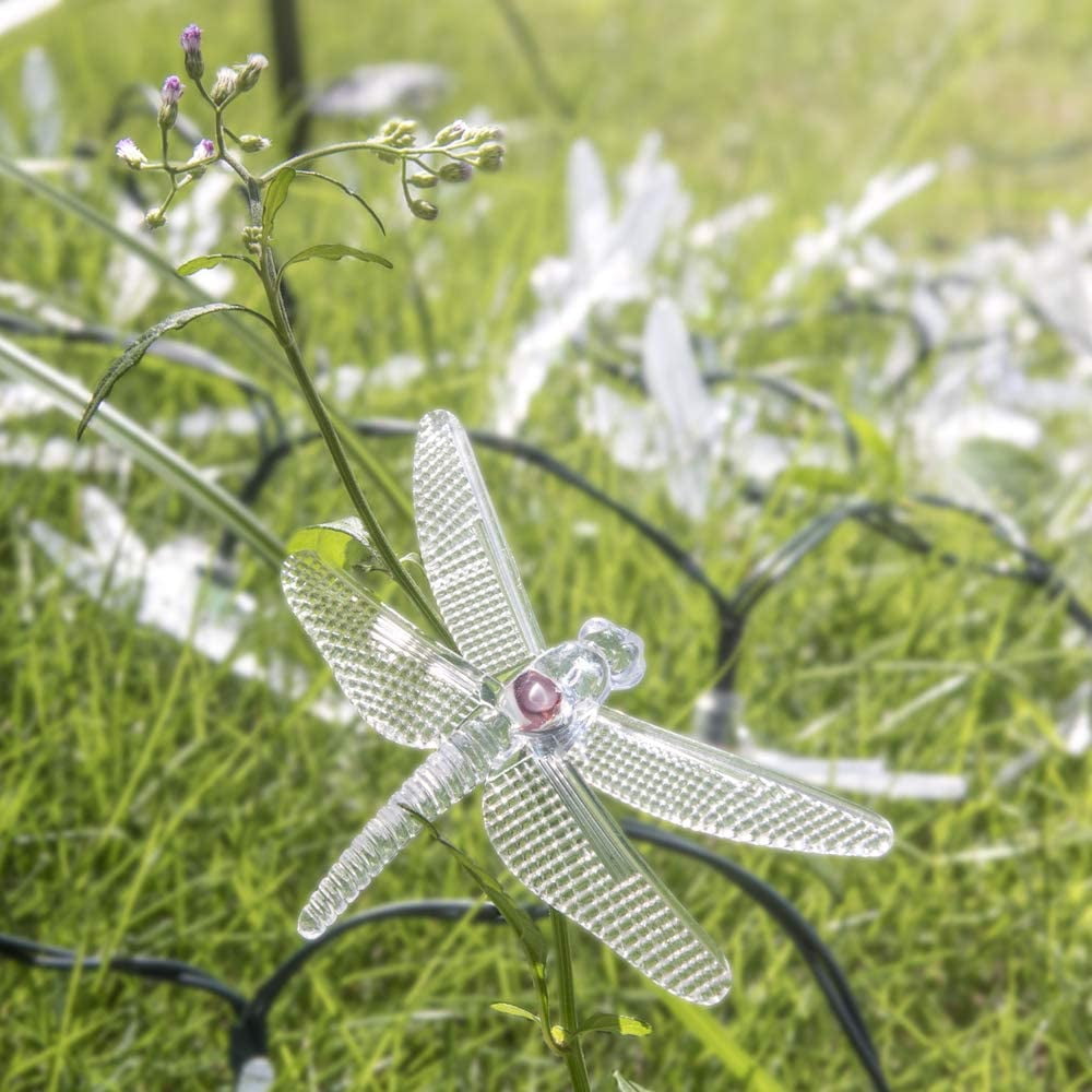 FZFLZDH Solar-powered String Lights, Dragonfly String Lights Indoor and Outdoor Decorative Color Lights Garden Patio Decorative Waterproof Dragonfly String Lights Multi-color