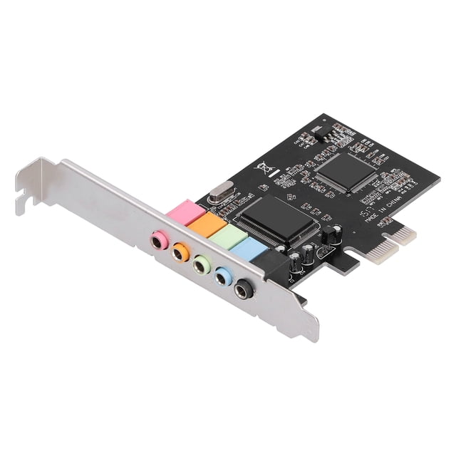 Sound Card Desktop Sound Card PCI-E 5.1 Sound Card CMI8738 Chip Stereo Audio Card Support For 7 For Desktop Computer