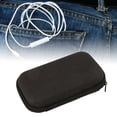 thumbnail image 1 of Universal Mini EVA Storage Bag, Protective Portable Soft Lining Zipper Closure Shockproof Small Storage Pouch  For  Earphones For USB Cable, 1 of 8