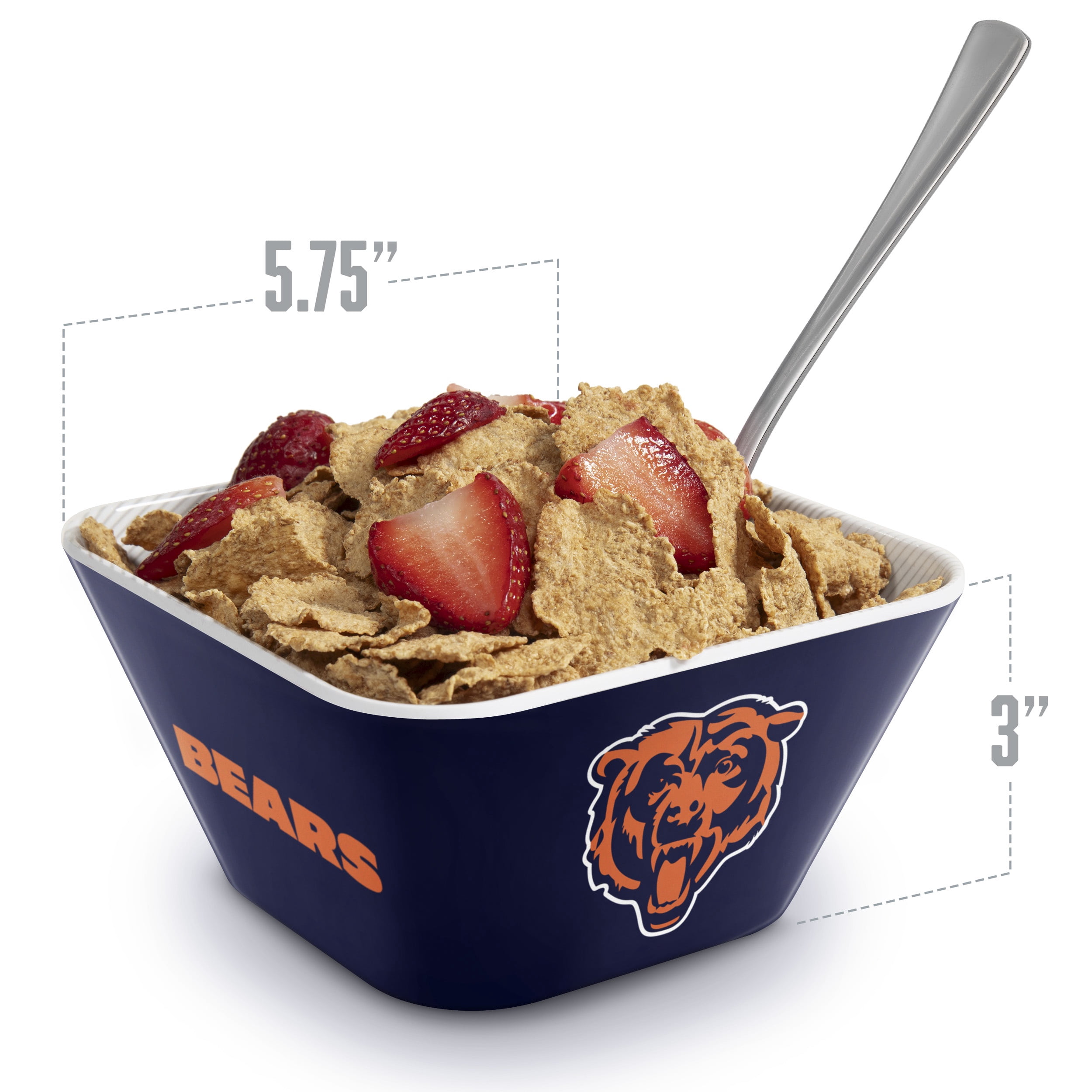 YouTheFan NFL Chicago Bears Small Snack Bowl