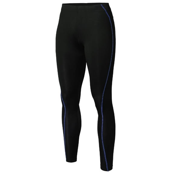 FashionOutfit Men's Athletic Compression Base Under Layer Fitness Work Out Tight Pant