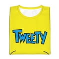 thumbnail image 7 of Looney Tunes Tweety Bird Cute Teen T-Shirt Crewneck Short Sleeve Double-Sided Print Summer Tee Shirts Top For Youth Boys Girls Children X-Large, 7 of 7