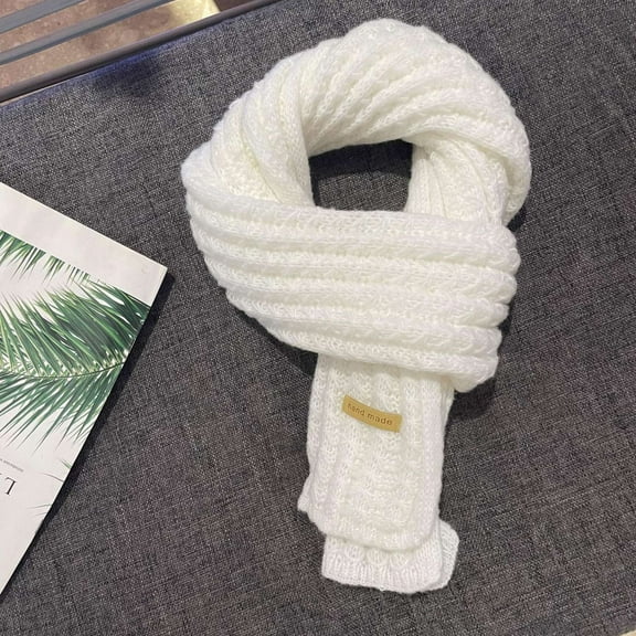 Hauaitttt Women Knitted Shawl Cozy Winter Scarf with Thick Wool for Couples Was Silk Scarfs for Teenage Girls Mens Scarf Winter Blanket Wrap for Women Warm and Plaid Womens Large Satin Scarf