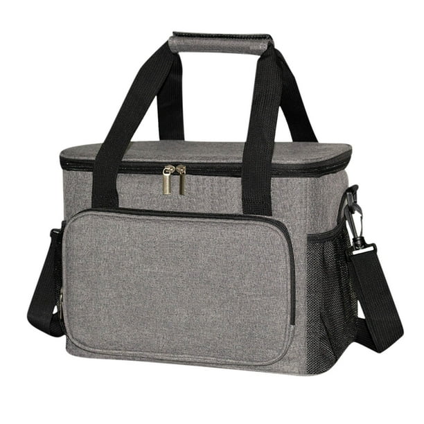 Yhmxh Organizadores y almacenamiento Bolsa de tela aislante para picnic, bolsa de hielo para exteriores, bolsa de aislamiento gruesa para coche Almacenamiento de ducha Almacenamiento de juguetes
